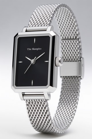 Stalen Quartz Horloge - Zilverkleurig