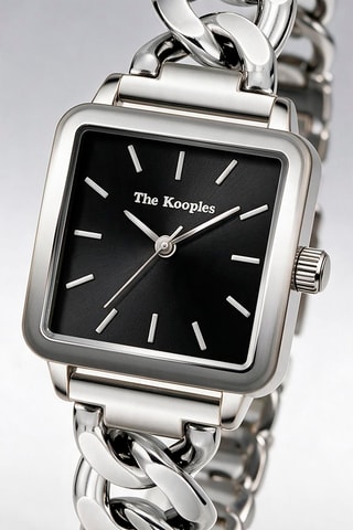 Stalen Quartz Horloge - Zilverkleurig