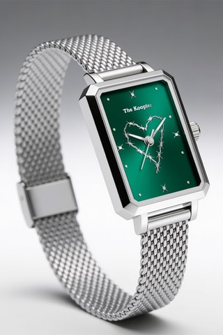 Stalen Quartz Horloge - Zilverkleurig