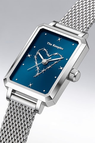 Stalen Quartz Horloge - Zilverkleurig