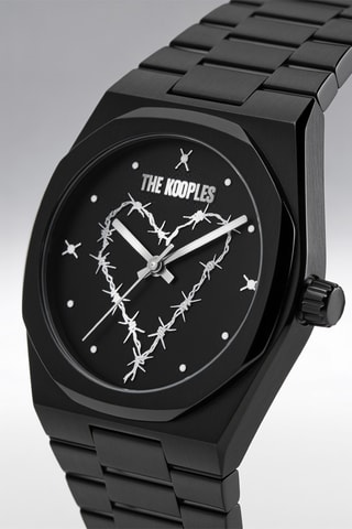 Stalen Quartz Horloge - Zwart