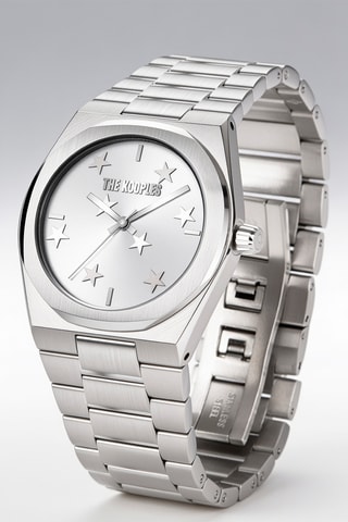 Stalen Quartz Horloge - Zilverkleurig
