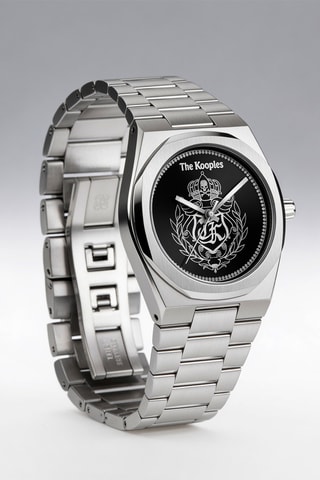 Stalen Quartz Horloge - Zilverkleurig