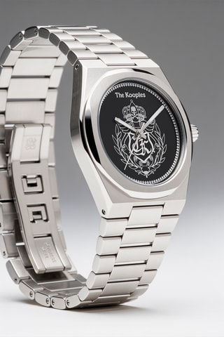 Stalen Quartz Horloge - Zilverkleurig