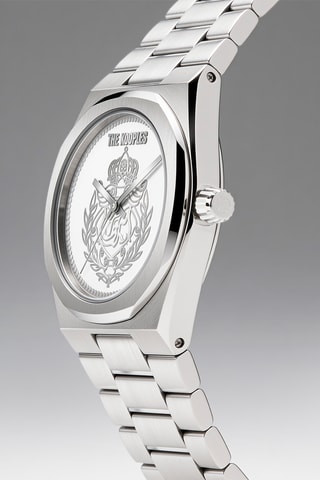 Stalen Quartz Horloge - Zilverkleurig