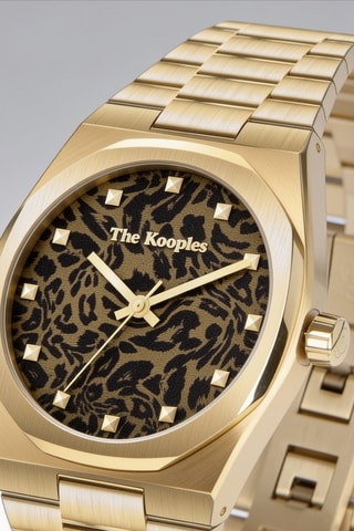 Stalen Quartz Horloge - Goudkleurig