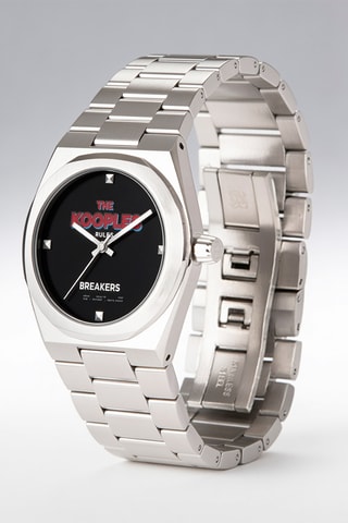 Stalen Quartz Horloge - Zilverkleurig