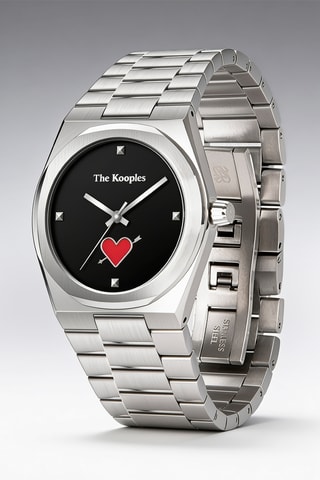 Stalen Quartz Horloge - Zilverkleurig