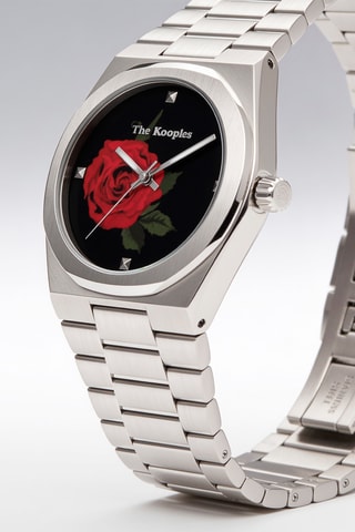 Stalen Quartz Horloge - Zilverkleurig