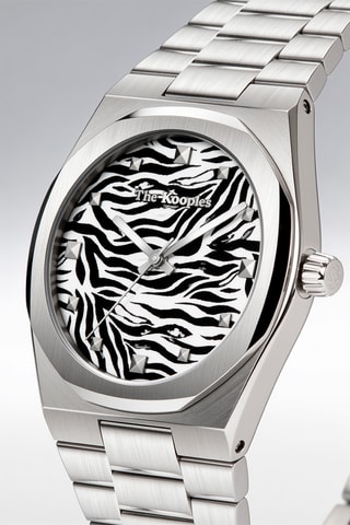 Stalen Quartz Horloge - Zilverkleurig