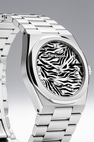 Stalen Quartz Horloge - Zilverkleurig