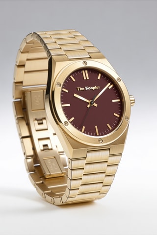 Stalen Quartz Horloge - Goudkleurig