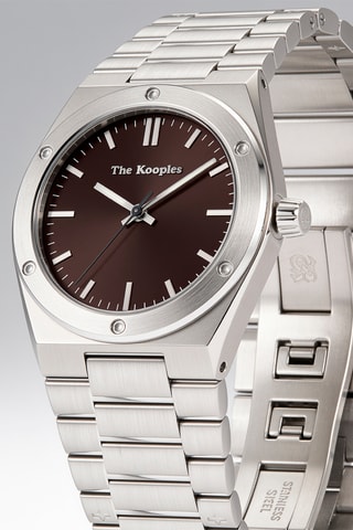Stalen Quartz Horloge - Zilverkleurig