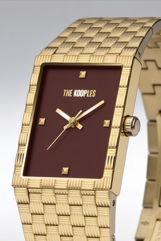 Stalen Quartz Horloge - Goudkleurig