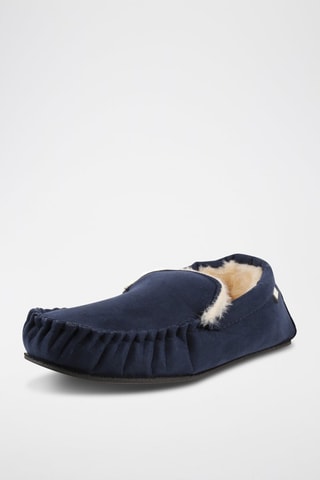 Gevoerde Bootschoenen - Marineblauw