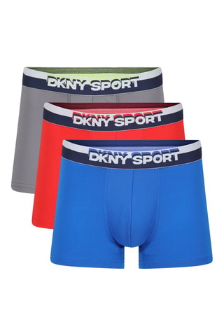 3 boxers - Ciel et rouge