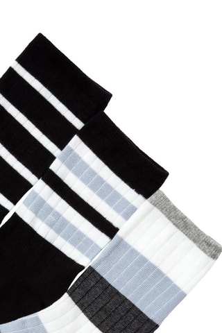3 paires de chaussettes - Noir et blanc