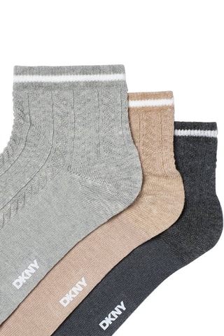 3 Paar Sokken - Grijs, beige en zwart