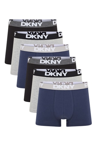 6 boxers Portland - Bleu