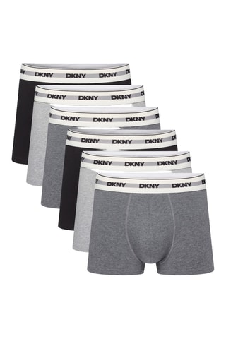 6 boxers Tuscumbia - Noir et gris