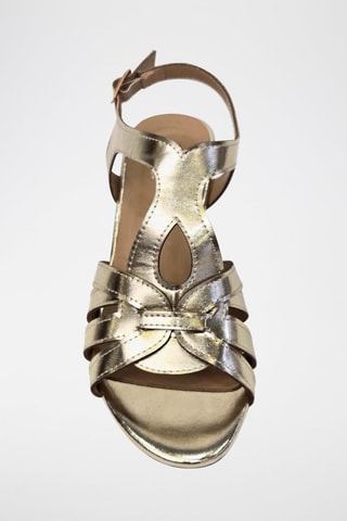 Sandalias de tacón - Dorado