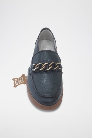 Mocasines de piel - Azul