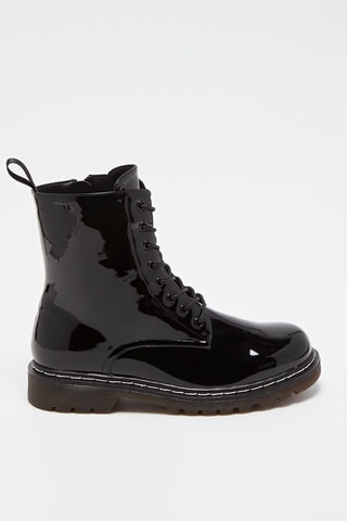 Botines con brillo - Negro