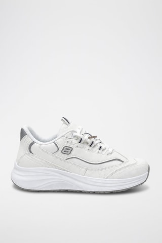 Zapatillas con plataforma - Blanco