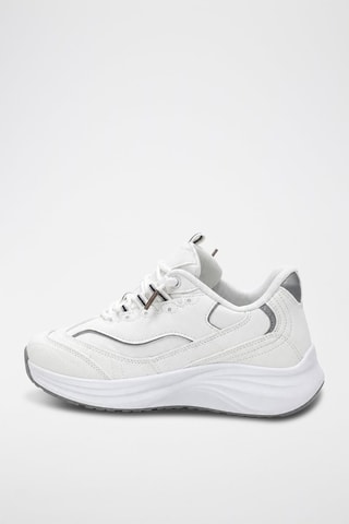 Zapatillas con plataforma - Blanco