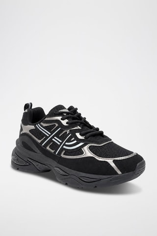 Zapatillas con plataforma - Negro