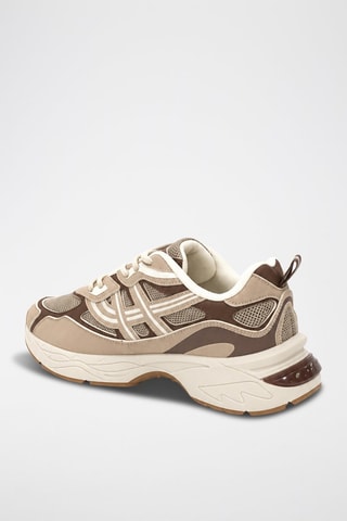 Zapatillas de cuña - Beige