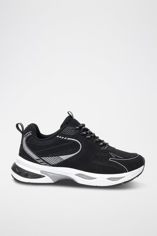 Zapatillas con plataforma - Negro