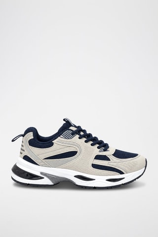 Zapatillas con plataforma - Beige