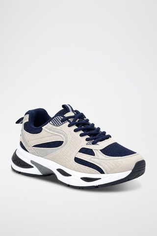 Zapatillas con plataforma - Beige