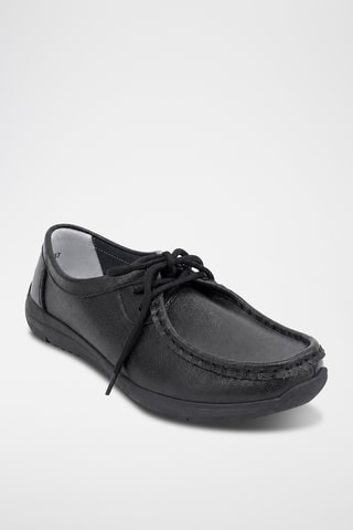 Mocasines de piel - Negro