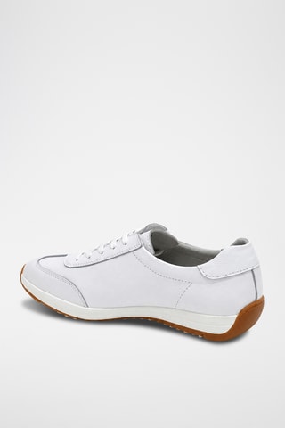 Zapatillas de piel - Blanco