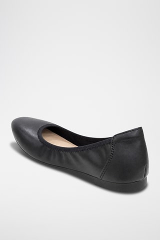 Bailarinas de piel - Negro