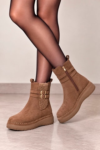 Botines - Beige