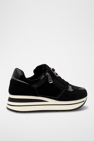Zapatillas con plataforma - Negro