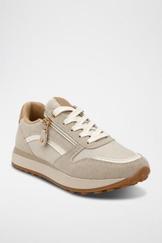 Zapatillas de cuña - Beige