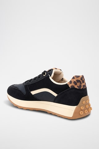 Zapatillas de cuña - Negro