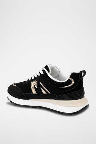 Zapatillas con plataforma - Negro