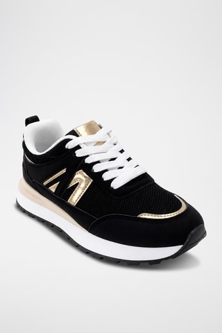Zapatillas con plataforma - Negro