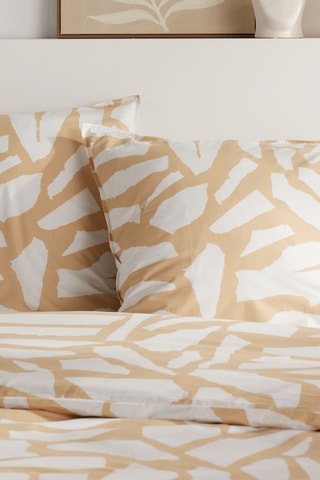 Juego de nórdico de algodón 57 hilos/cm² Sunshine - Beige