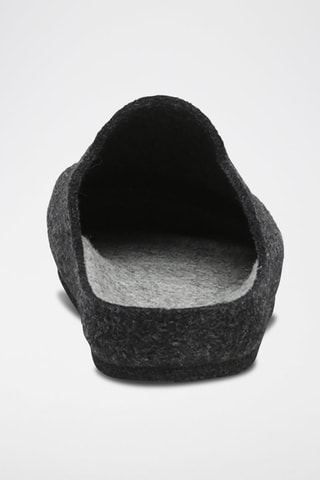 Zapatillas de casa de lana La Grisante - Gris