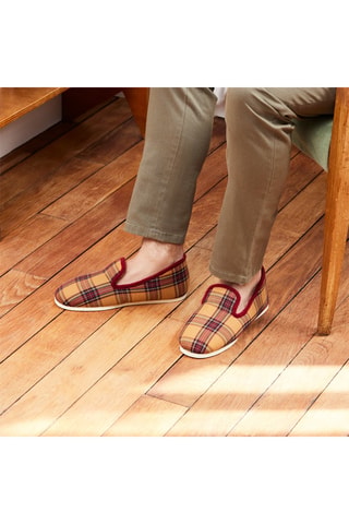 Zapatillas de casa de lana La Maestro - Marrón