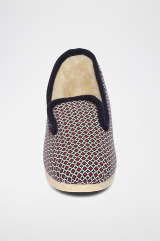 Zapatillas de casa Lamartine - Rojo y azul