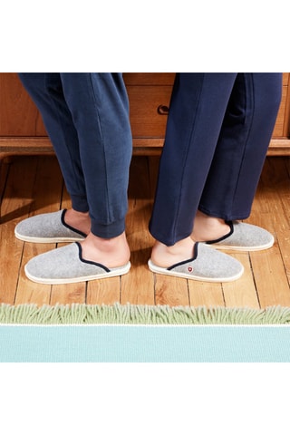 Zapatillas de casa de lana La Souris