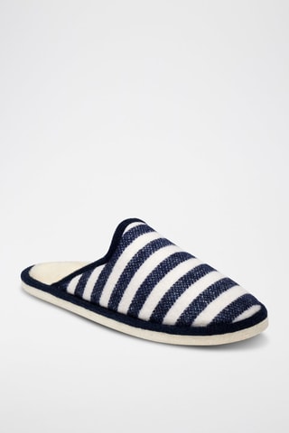 Zapatillas de casa de lana La mi marinière bleue