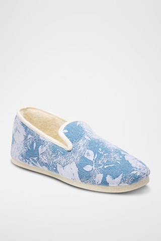 Zapatillas de casa de lana La Florale